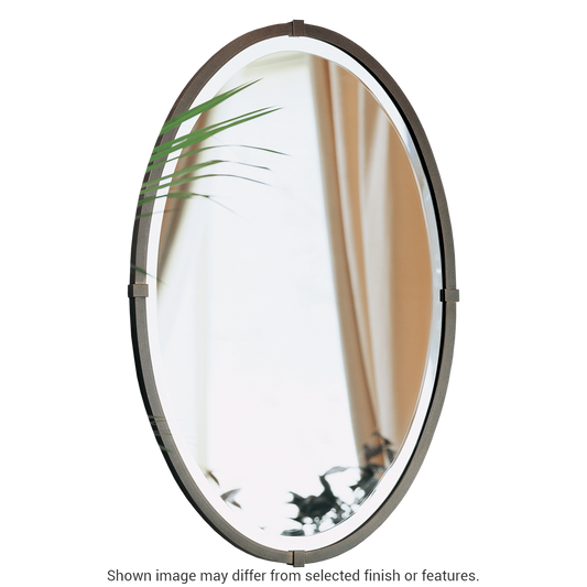Beveled Oval Mirror - White by Hubbardton Forge