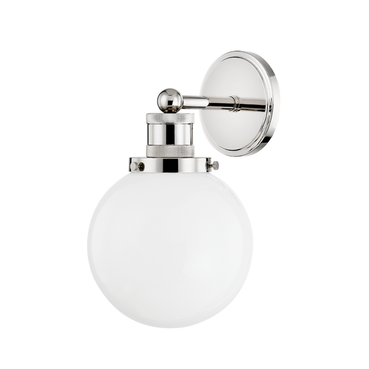 Beverly Wall Sconce - 1-Light - Polished Nickel - Mitzi H770101-PN