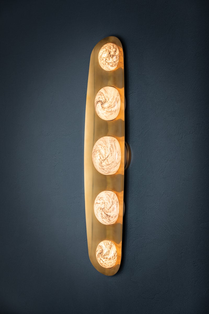 Bezel Large Sconce by Corbett Lighting