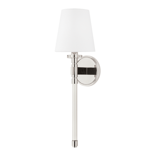 Blixen Wall Sconce - Polished Nickel by Hudson Valley Lighting