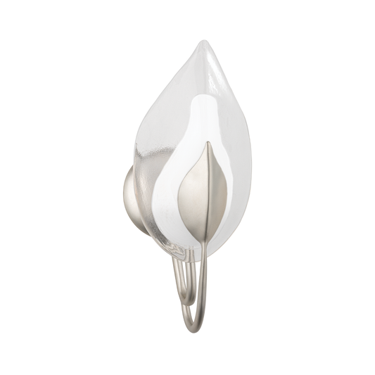 Blossom Wall Sconce - 1-Light - Silver Leaf by Hudson Valley Lighting