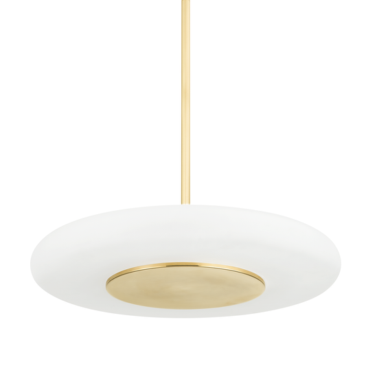 Blyford Large Pendant - Aged Brass by Hudson Valley Lighting