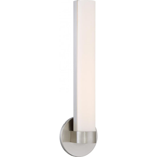 Bond - Single LED Large Sconce - Brushed Nickel Finish - Satco 62-733