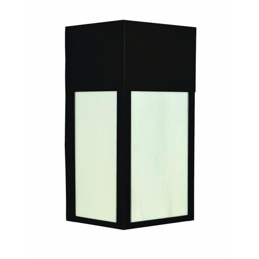 Boulevard 12″ High Wall Mount - BDS-12M-BK - Satin Black by Arroyo Craftsman