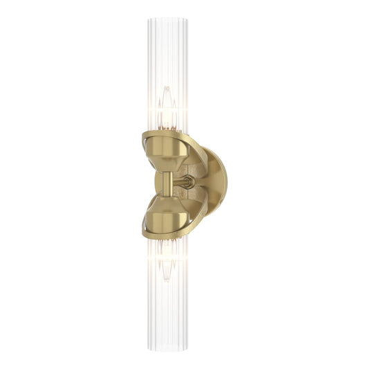 Bow 2-Light Bath Sconce - Modern Brass by Hubbardton Forge