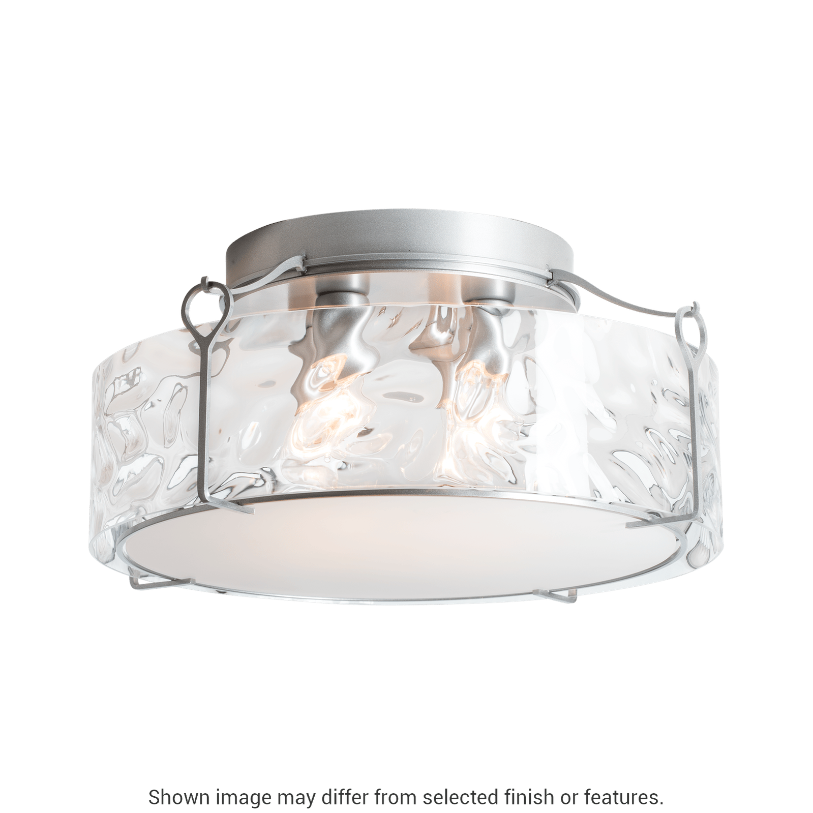 Bow Large Semi-Flush - White - Opal Glass by Hubbardton Forge