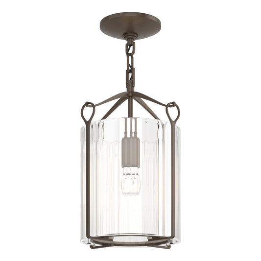 Bow Semi-Flush - Bronze - Clear Glass by Hubbardton Forge
