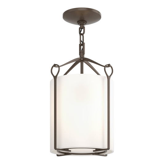 Bow Semi-Flush - Bronze - Opal Glass by Hubbardton Forge