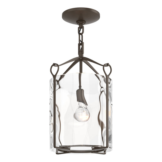 Bow Semi-Flush - Bronze - Water Glass by Hubbardton Forge