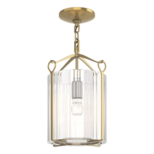 Bow Semi-Flush - Modern Brass - Clear Glass by Hubbardton Forge