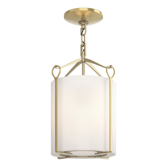 Bow Semi-Flush - Modern Brass - Opal Glass by Hubbardton Forge