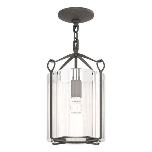 Bow Semi-Flush - Natural Iron - Clear Glass by Hubbardton Forge