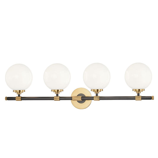 Bowery 4-Light Vanity Light - Aged Old Bronze by Hudson Valley Lighting