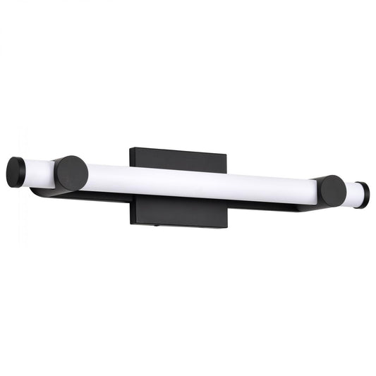 Bowman - 24 Inch LED Vanity - Matte Black - Acrylic Lens - Satco 62-2202