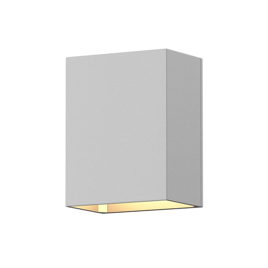 Box LED Sconce - Textured White by SONNEMAN