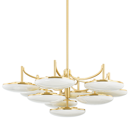 Bregman Chandelier - Aged Brass by Hudson Valley Lighting