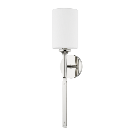 Brewster Wall Sconce - Polished Nickel by Hudson Valley Lighting
