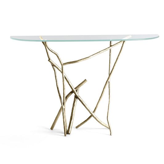 Brindille Console Table - Modern Brass by Hubbardton Forge