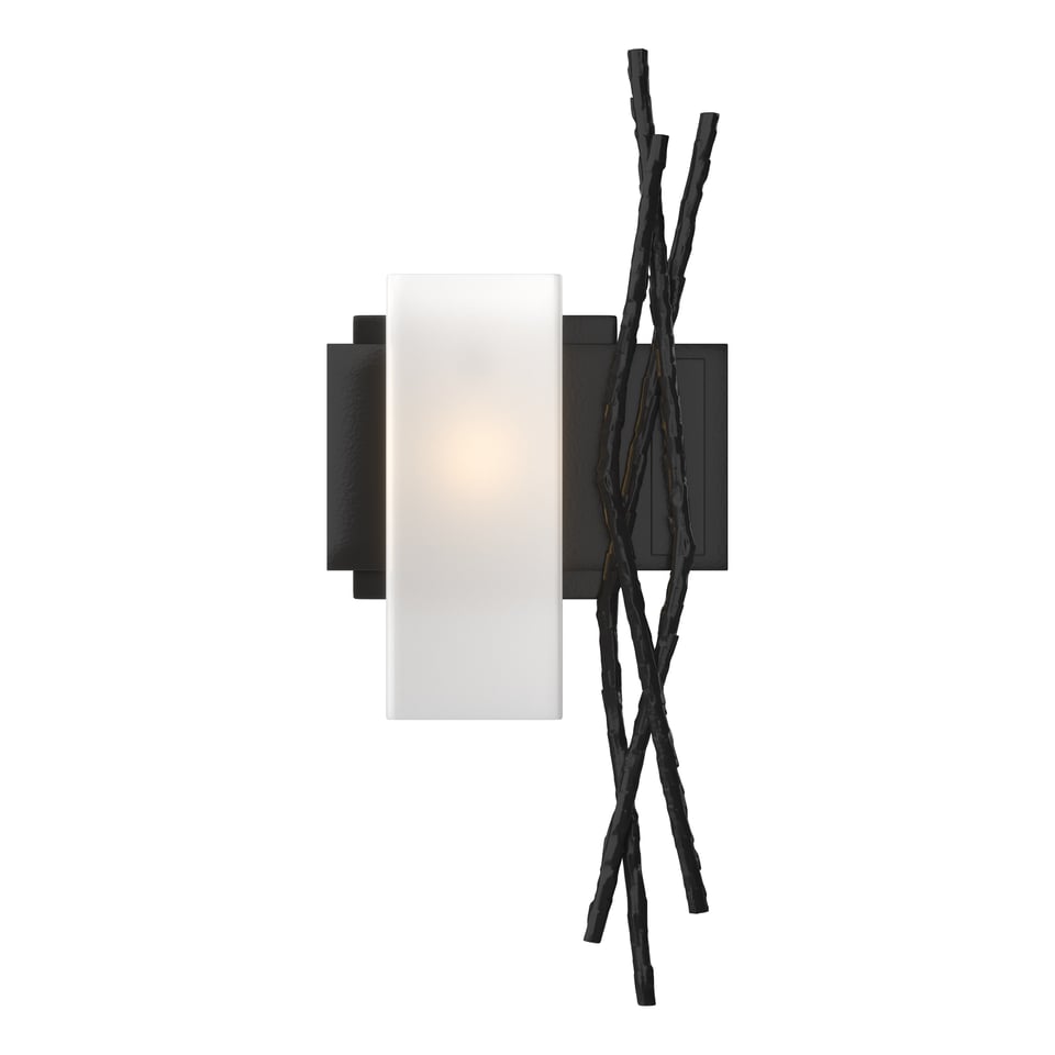 Brindille Sconce - Black - Left-Facing by Hubbardton Forge
