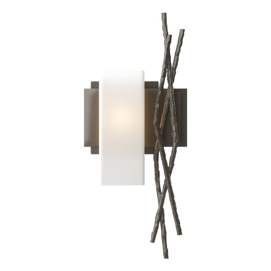 Brindille Sconce - Dark Smoke - Left-Facing by Hubbardton Forge