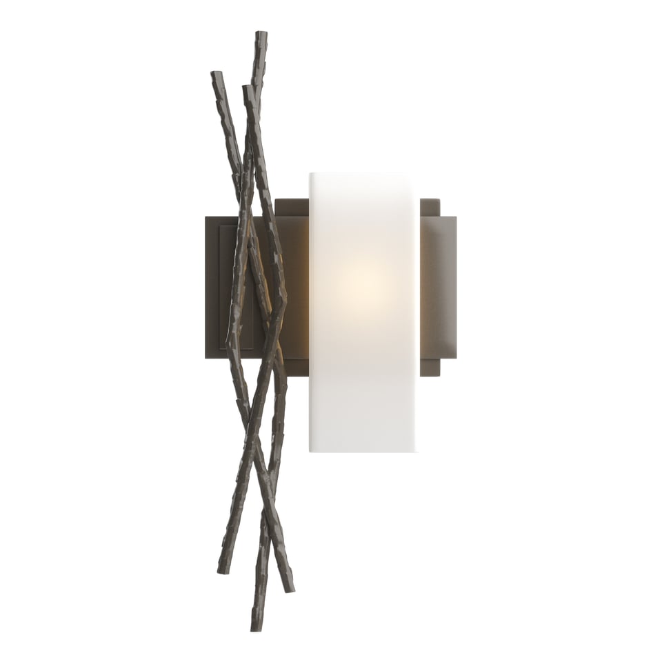 Brindille Sconce - Dark Smoke - Right-Facing by Hubbardton Forge