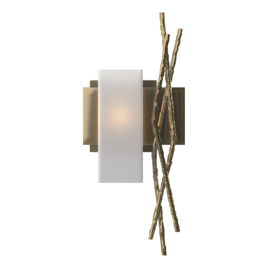 Brindille Sconce - Modern Brass - Left-Facing by Hubbardton Forge