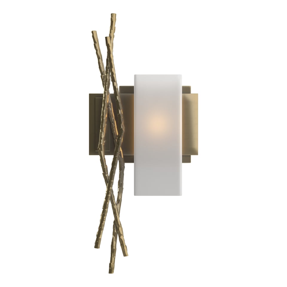 Brindille Sconce - Modern Brass - Right-Facing by Hubbardton Forge