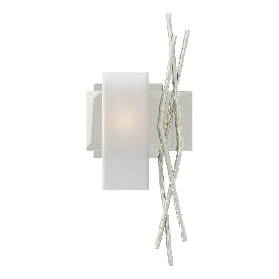 Brindille Sconce - Sterling - Left-Facing by Hubbardton Forge