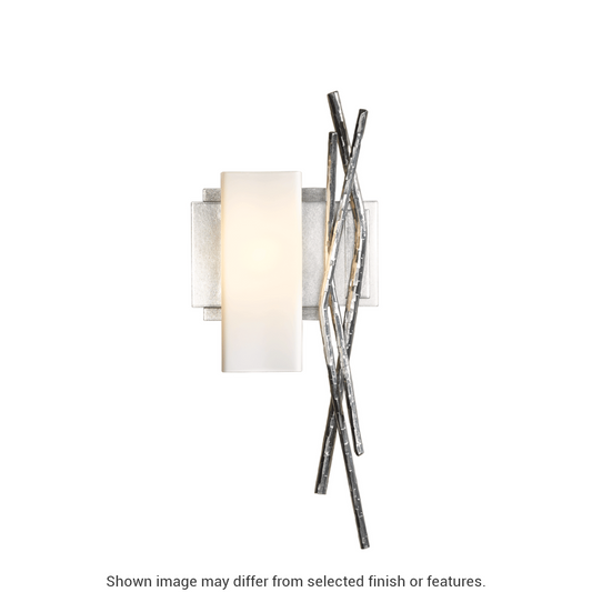 Brindille Sconce - White - Left-Facing by Hubbardton Forge