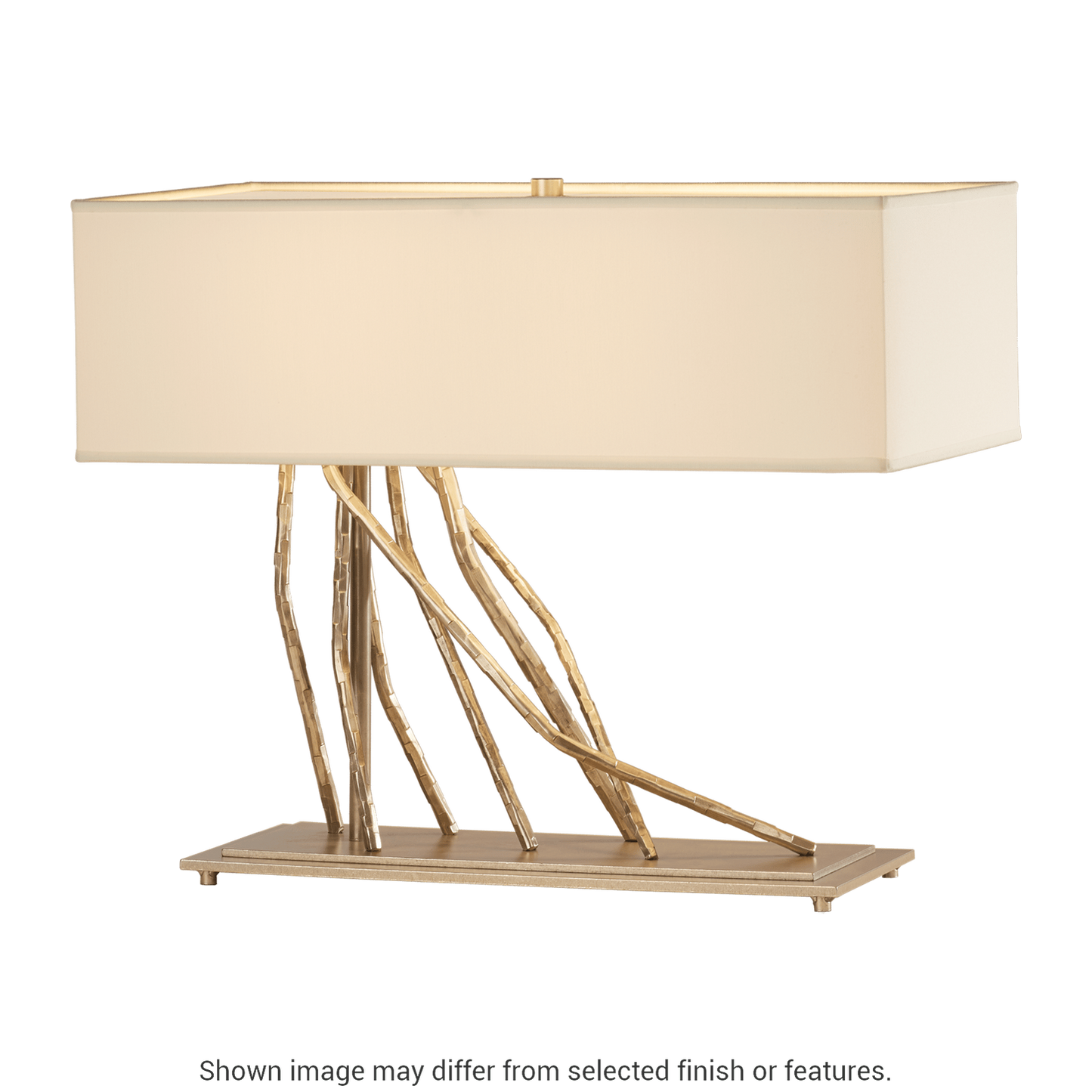 Brindille Table Lamp - White - Flax Shade by Hubbardton Forge
