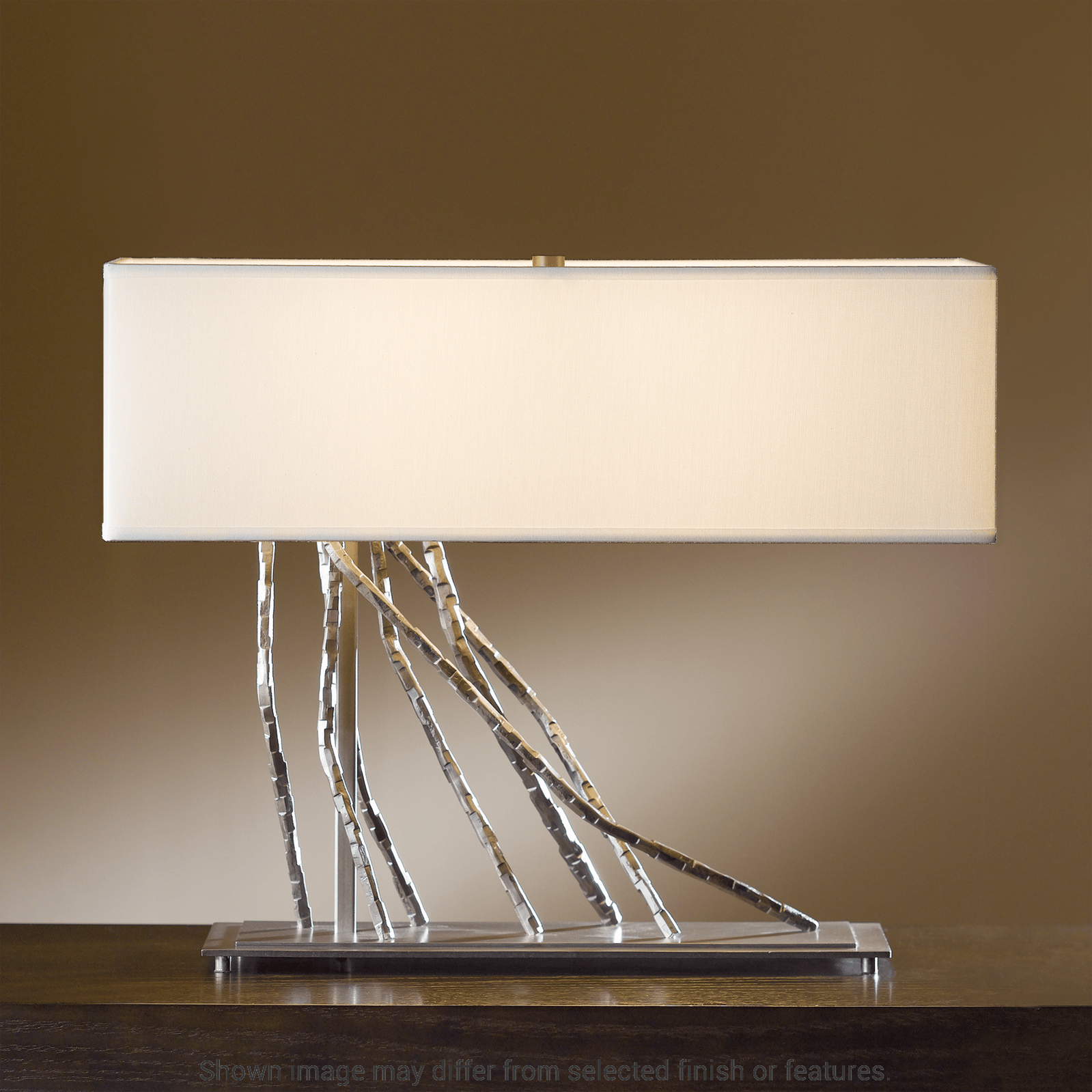 Brindille Table Lamp - White - Flax Shade by Hubbardton Forge