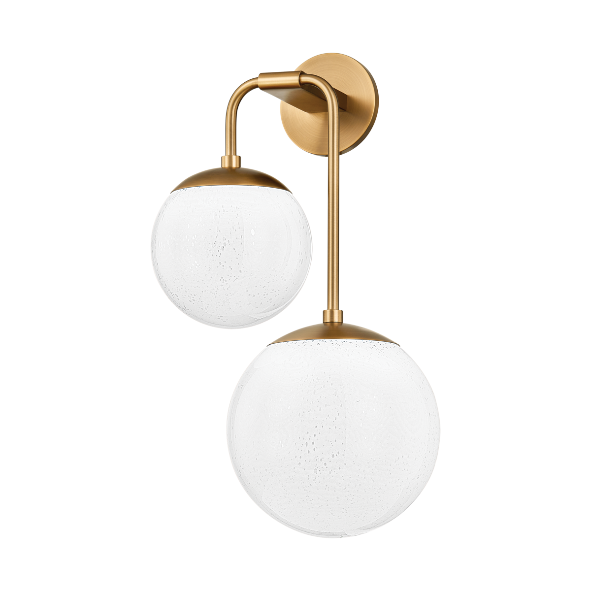 Brogan Wall Sconce - 2-Light - Patina Brass - Troy Lighting B1122-PBR