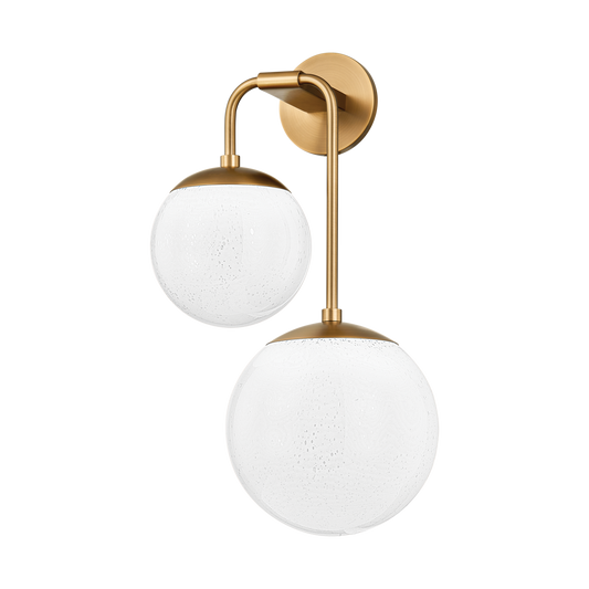 Brogan Wall Sconce - 2-Light - Patina Brass - Troy Lighting B1122-PBR