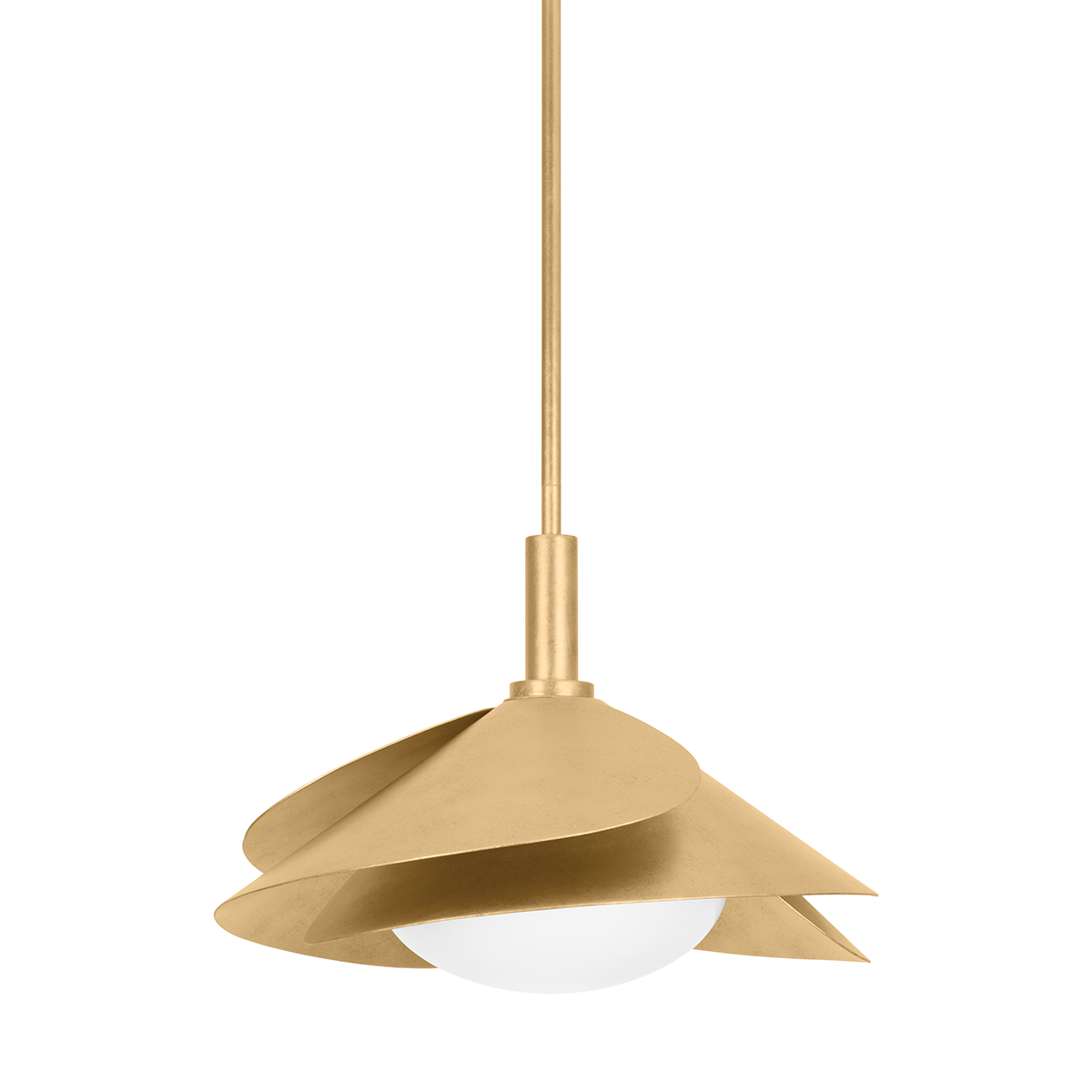Brookhaven Pendant - Vintage Gold Leaf by Hudson Valley Lighting