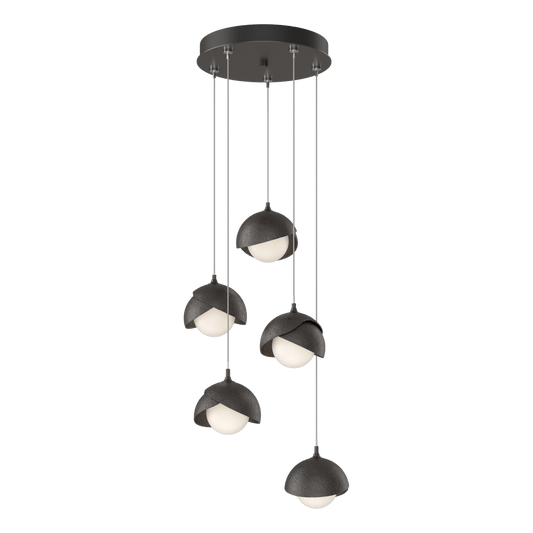 Brooklyn 5-Light Double Shade Pendant - Oil Rubbed Bronze by Hubbardton Forge