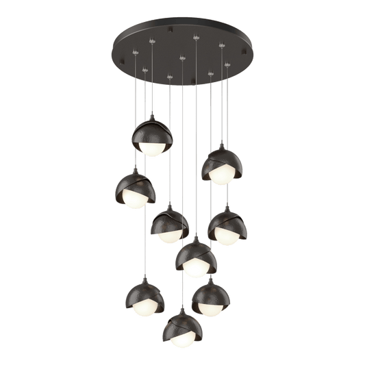 Brooklyn 9-Light Double Shade Pendant - Oil Rubbed Bronze by Hubbardton Forge