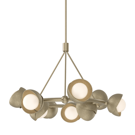 Brooklyn 9-Light Double Shade Ring Pendant - Soft Gold by Hubbardton Forge