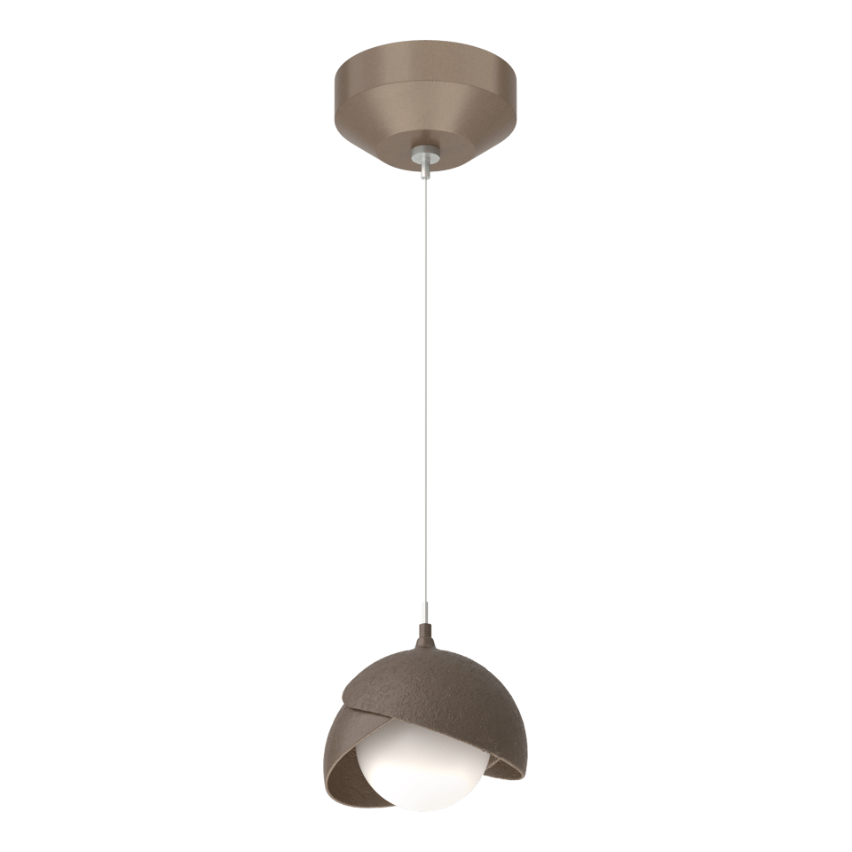 Brooklyn Double Shade Low Voltage Mini Pendant - Bronze by Hubbardton Forge