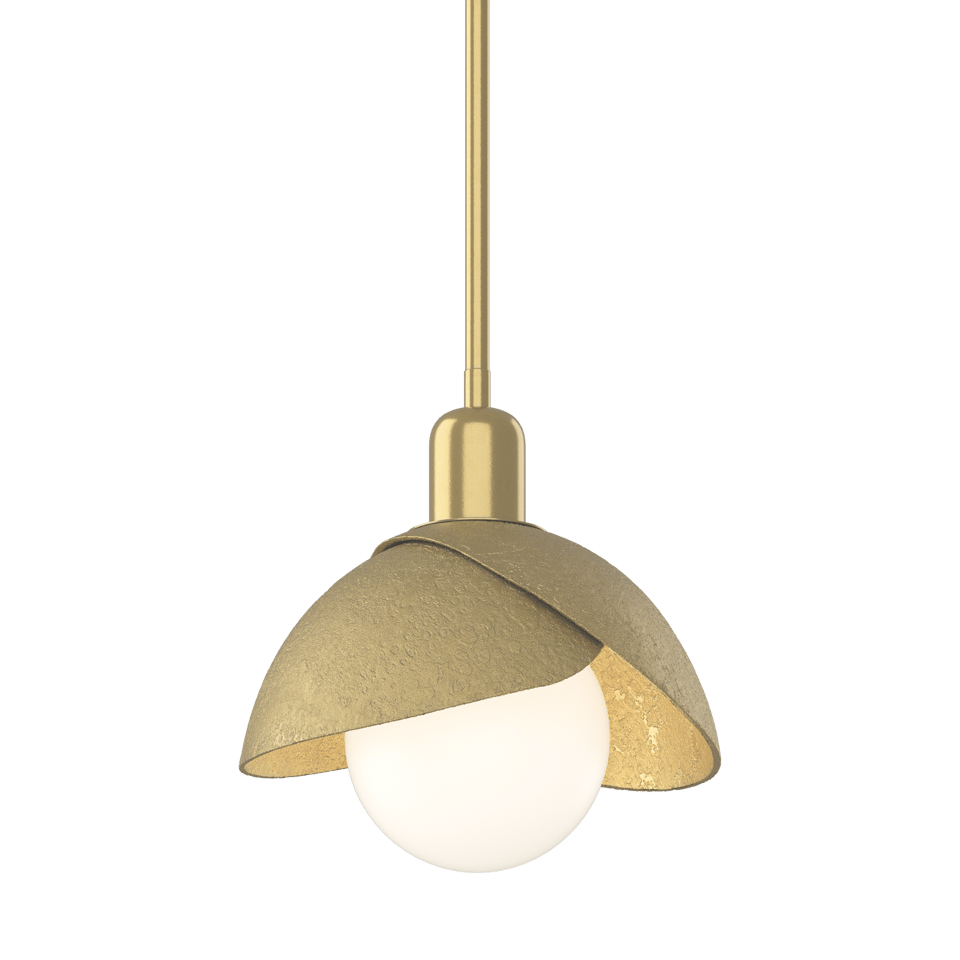 Brooklyn Double Shade Mini Pendant - Modern Brass by Hubbardton Forge
