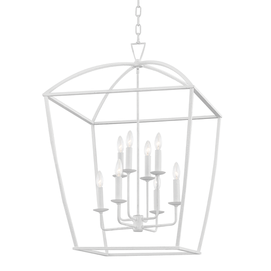 Bryant Large Lantern - White Plaster by Hudson Valley Lighting