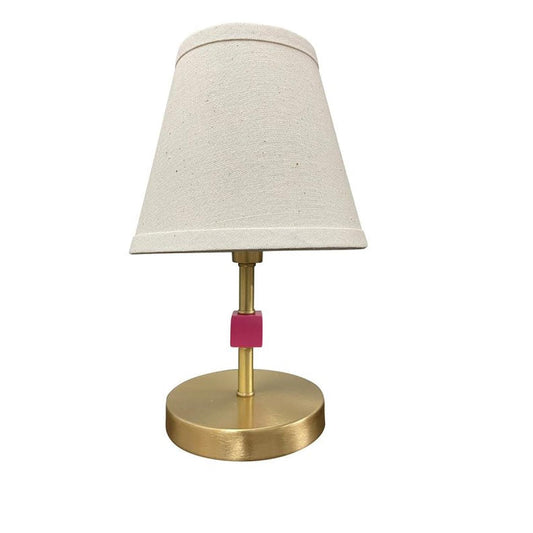 Bryson Table - B203-SB/OR - Satin Brass/Orchid by House of Troy