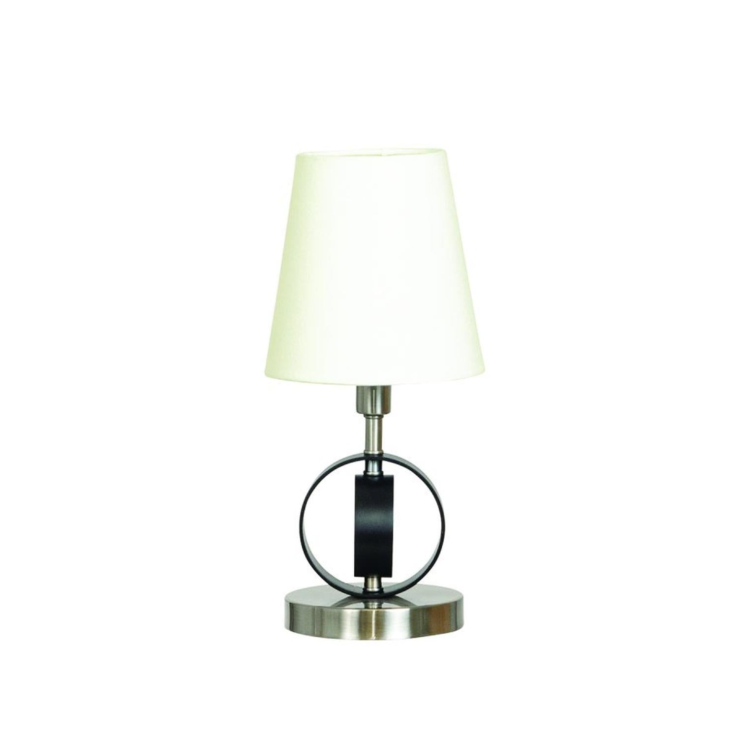 Bryson Table - B209-SN/BLK - Satin Nickel/Black by House of Troy