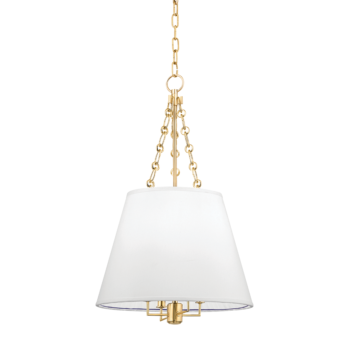 Burdett Pendant - 4-Light - Aged Brass by Hudson Valley Lighting
