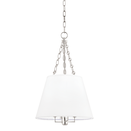 Burdett Pendant - 4-Light - Polished Nickel by Hudson Valley Lighting