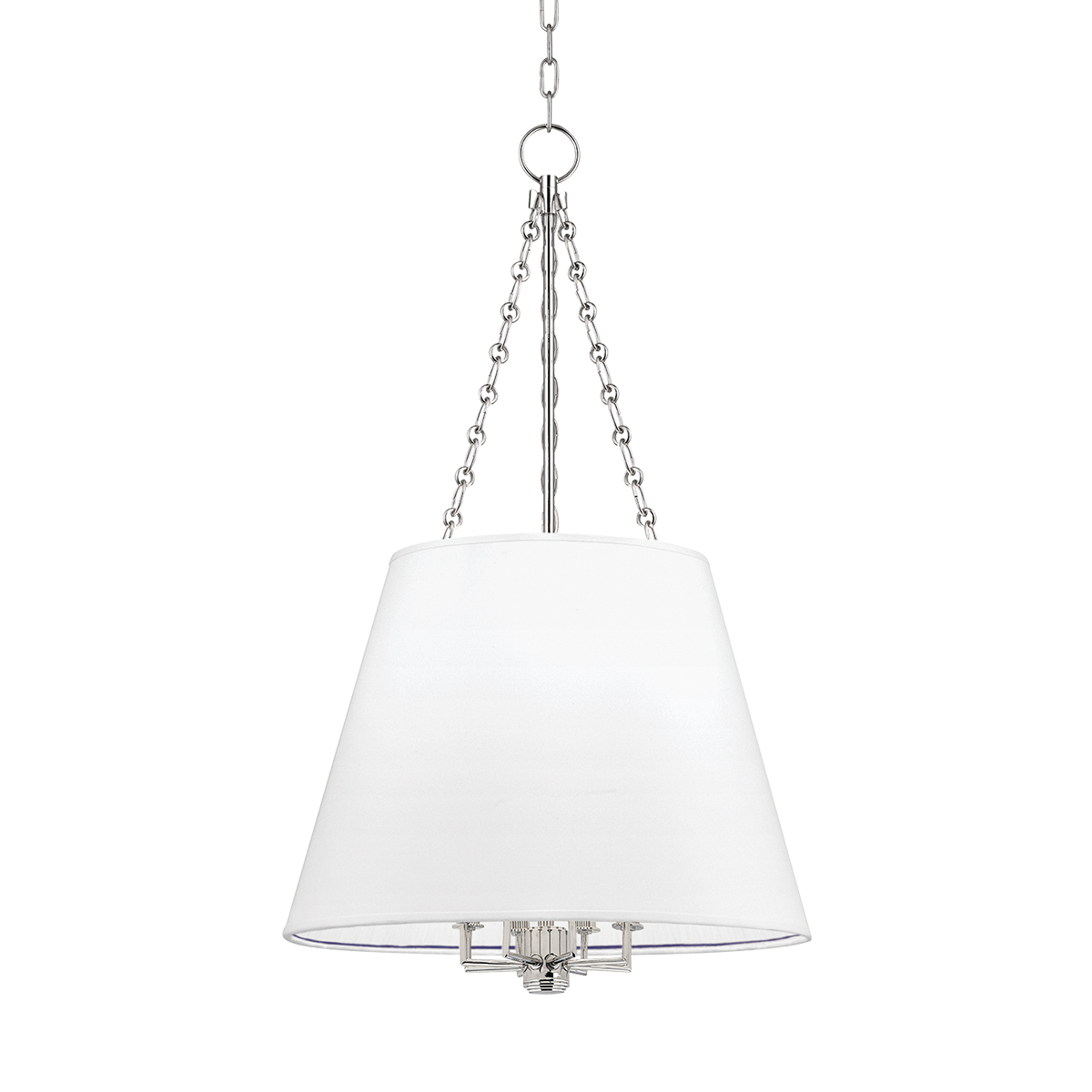 Burdett Pendant - 8-Light - Polished Nickel by Hudson Valley Lighting