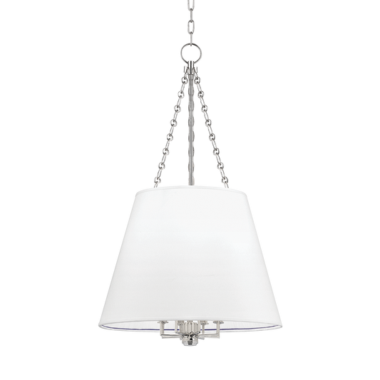 Burdett Pendant - 8-Light - Polished Nickel by Hudson Valley Lighting