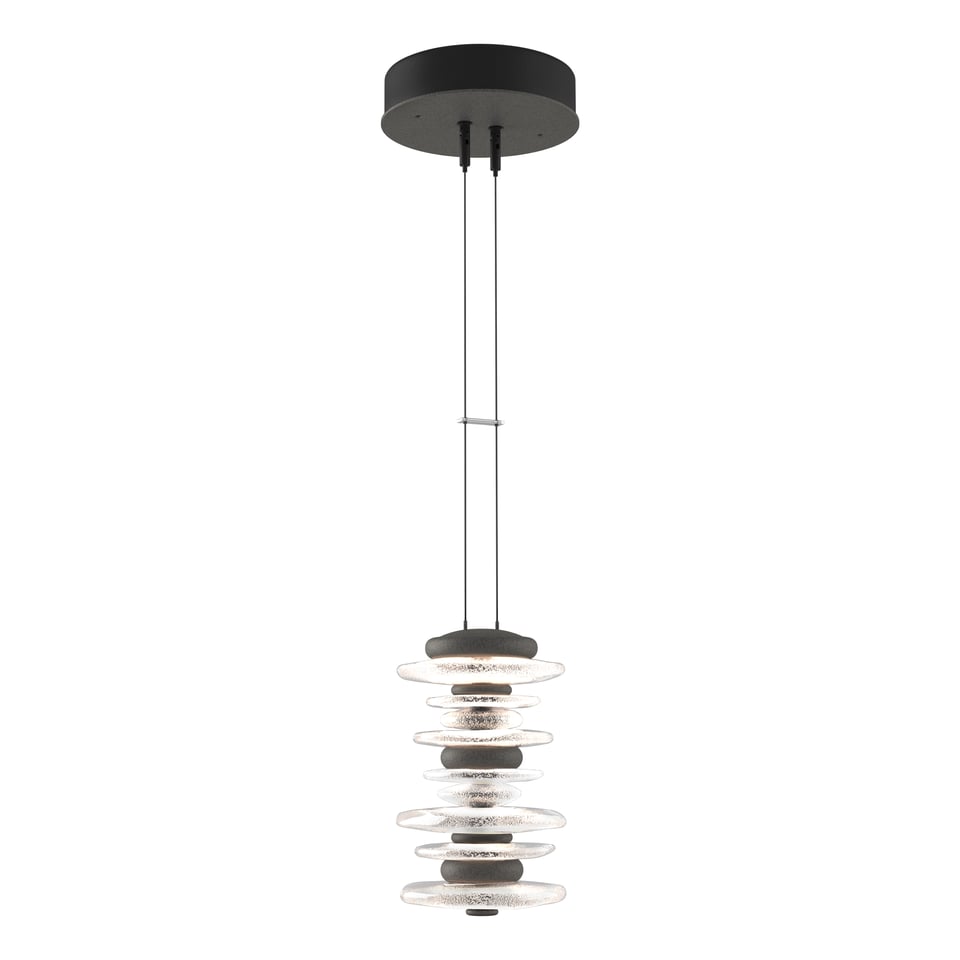 Cairn Large Mini Pendant - Natural Iron by Hubbardton Forge