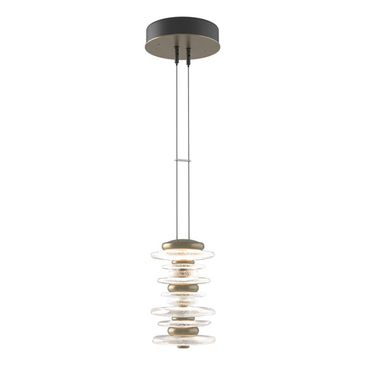 Cairn Large Mini Pendant - Soft Gold by Hubbardton Forge
