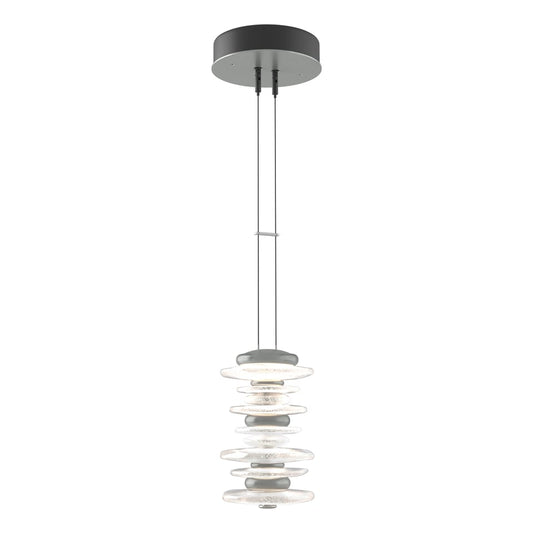 Cairn Large Mini Pendant - Vintage Platinum by Hubbardton Forge