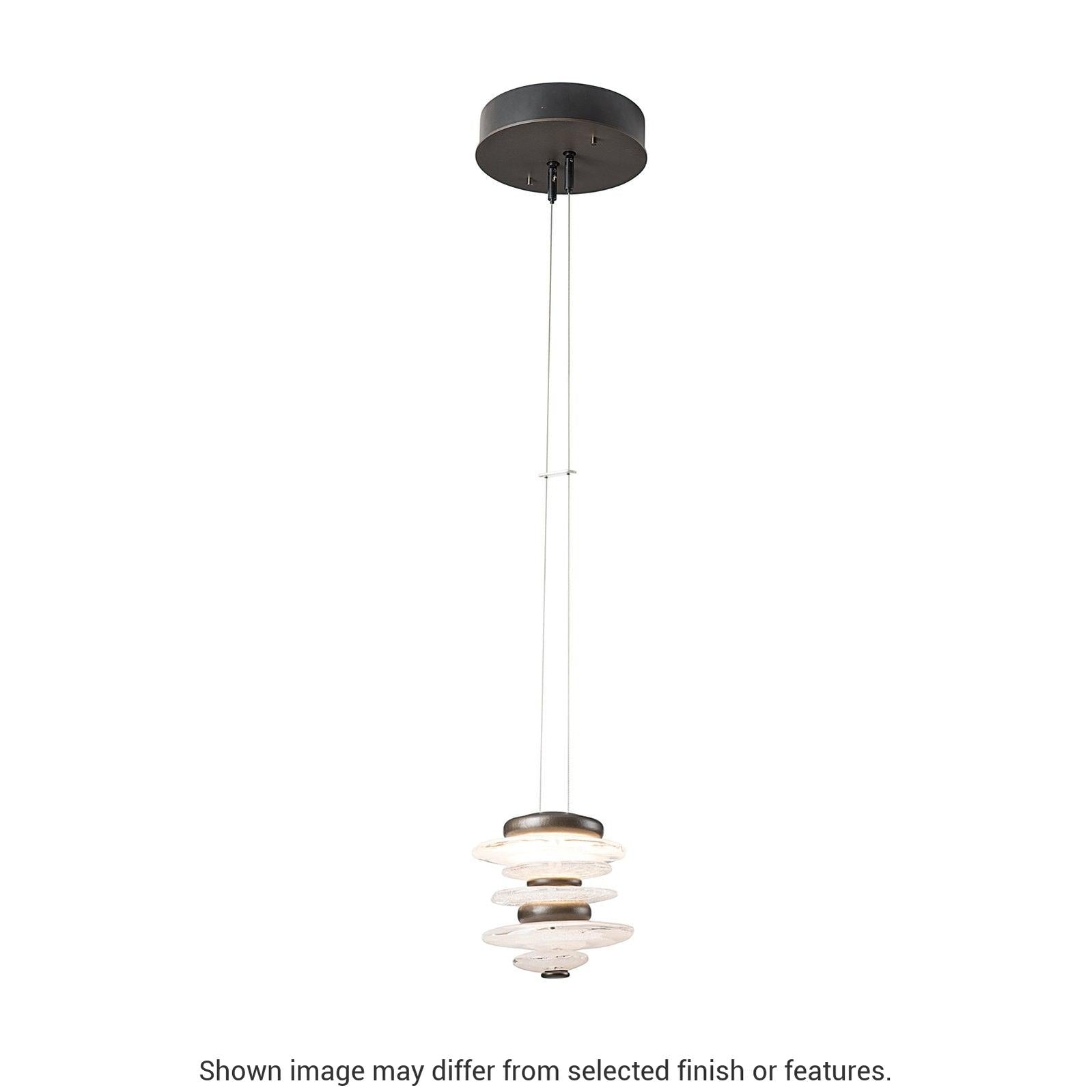 Cairn Mini Pendant - White by Hubbardton Forge